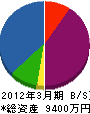 千代田 貸借対照表 2012年3月期