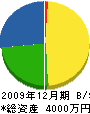 富田建設 貸借対照表 2009年12月期