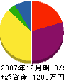 前田建設工業 貸借対照表 2007年12月期