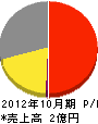 北清ふらの 損益計算書 2012年10月期