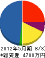辻工務店 貸借対照表 2012年5月期