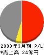 沢田工務店 損益計算書 2009年3月期