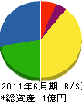 堺鉄建 貸借対照表 2011年6月期