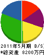 ヤマサ建設 貸借対照表 2011年5月期
