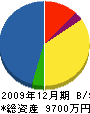 菊池設備 貸借対照表 2009年12月期