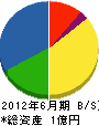 東日本計装社 貸借対照表 2012年6月期