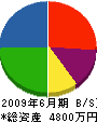 久保田建設 貸借対照表 2009年6月期