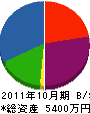 伊藤電気 貸借対照表 2011年10月期