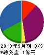 駿豆ブルドーザー 貸借対照表 2010年9月期