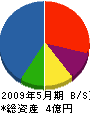 鈴木工務店 貸借対照表 2009年5月期