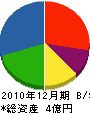 信江物産 貸借対照表 2010年12月期