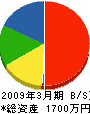 池田工業所 貸借対照表 2009年3月期