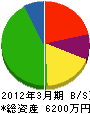 相沢工業 貸借対照表 2012年3月期