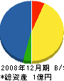 湯川工務店 貸借対照表 2008年12月期