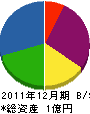 小沼工業 貸借対照表 2011年12月期
