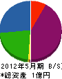東昌産業 貸借対照表 2012年5月期