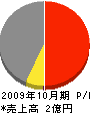 徳山建設 損益計算書 2009年10月期