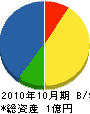 丸峯商会 貸借対照表 2010年10月期