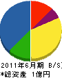 福山テクノ 貸借対照表 2011年6月期