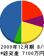 松木工務店 貸借対照表 2009年12月期