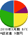 石井工務店 貸借対照表 2010年3月期