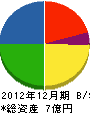 広島建材 貸借対照表 2012年12月期