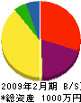 ヤカタ工業 貸借対照表 2009年2月期