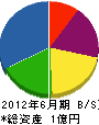 佐々木興産 貸借対照表 2012年6月期