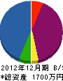 青木電気 貸借対照表 2012年12月期