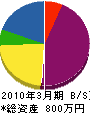 秋田羽後電気産業 貸借対照表 2010年3月期