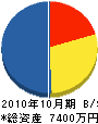 恵比寿 貸借対照表 2010年10月期