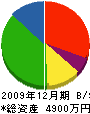 長江建設 貸借対照表 2009年12月期