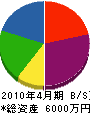 松井緑地産業 貸借対照表 2010年4月期