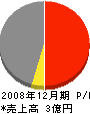 本田組 損益計算書 2008年12月期