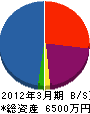 雄光 貸借対照表 2012年3月期