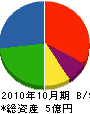 福正建設 貸借対照表 2010年10月期