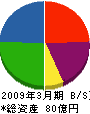 仙台銘板 貸借対照表 2009年3月期