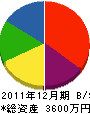 杉本工作所 貸借対照表 2011年12月期