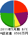 坂田興業 貸借対照表 2011年5月期