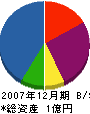 古川板金工業 貸借対照表 2007年12月期