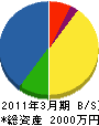 佐藤電気商会 貸借対照表 2011年3月期