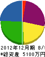 清美堂 貸借対照表 2012年12月期