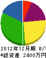 絹川誠美園 貸借対照表 2012年12月期