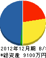 大斗 貸借対照表 2012年12月期