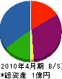 進栄電気 貸借対照表 2010年4月期