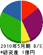 川惣建設 貸借対照表 2010年5月期