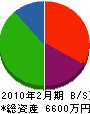 福田電機商会 貸借対照表 2010年2月期