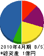 東京総合エンジニアリング 貸借対照表 2010年4月期