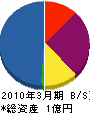 日本スプレー工業 貸借対照表 2010年3月期