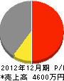 佐藤工務店 損益計算書 2012年12月期